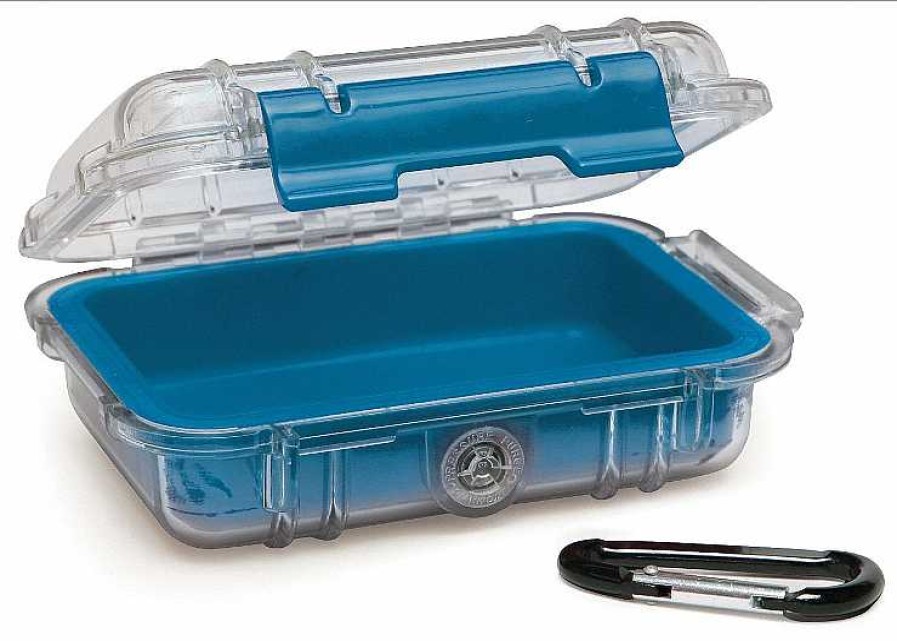 Pelican Hard Cases | Pelican 1010 Micro Clear Case - Blue With Blue Liner