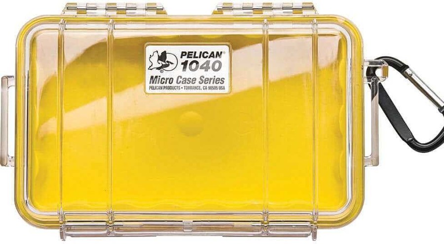 Pelican Hard Cases | Pelican 1040 Micro Clear Case - Yellow With Yellow Liner