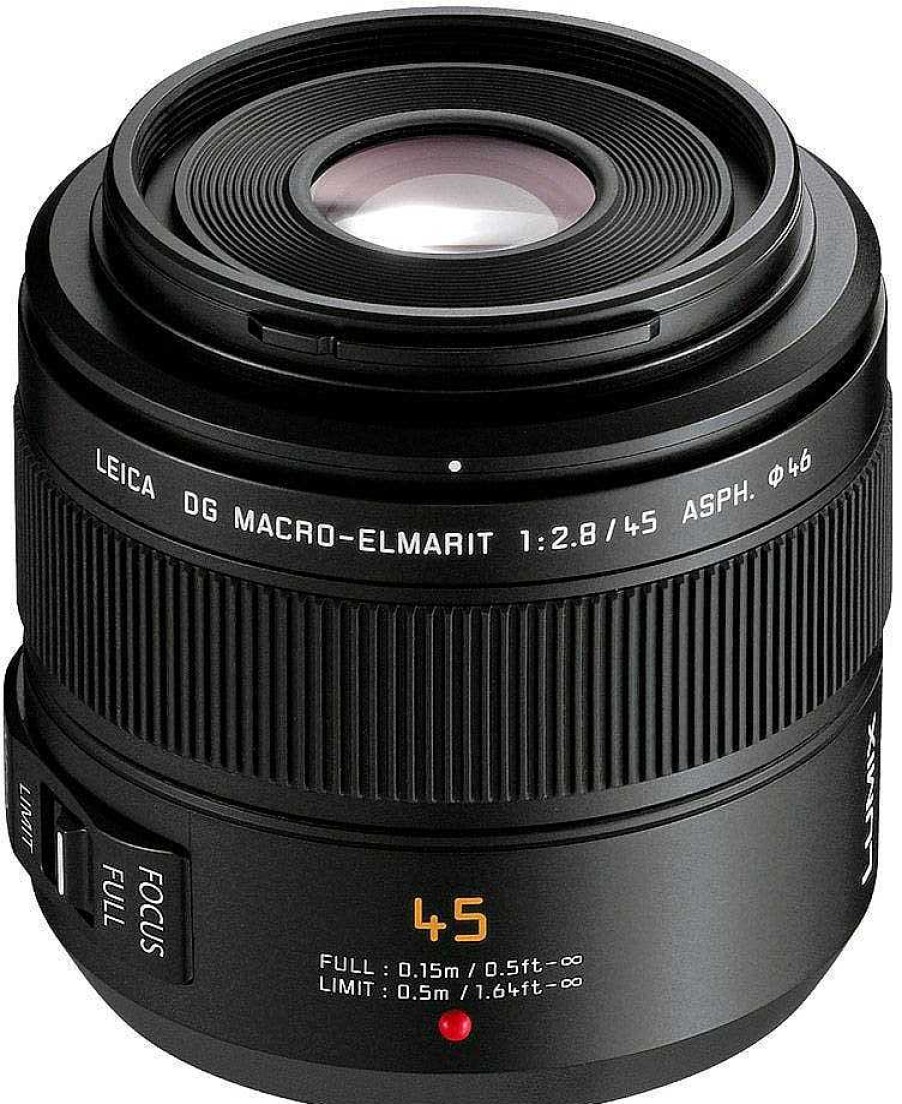 Panasonic Prime Lenses | Panasonic Leica Dg Macro Elmarit 45Mm F/2.8 Asph Mega Ois Lens