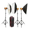 Glanz Studio Lighting | Glanz Sdi250 3 Head Studio Lighting Kit