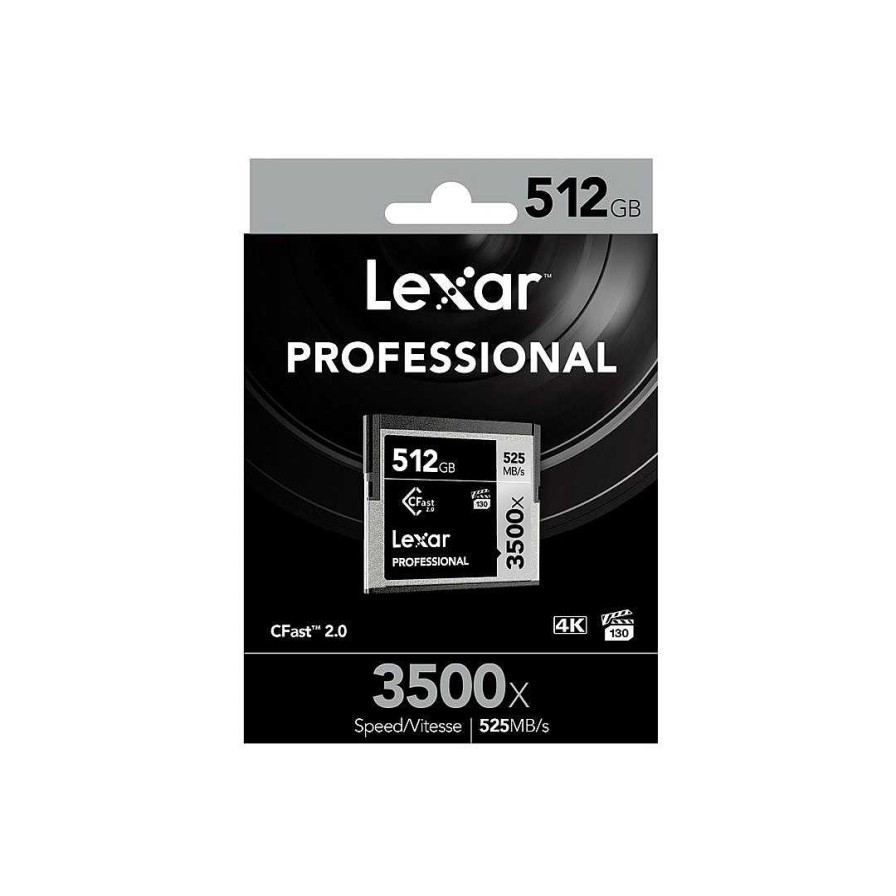 Lexar Cfast | Lexar Professional 3500X Cfast 2.0 512Gb - 525Mb/S Memory Card