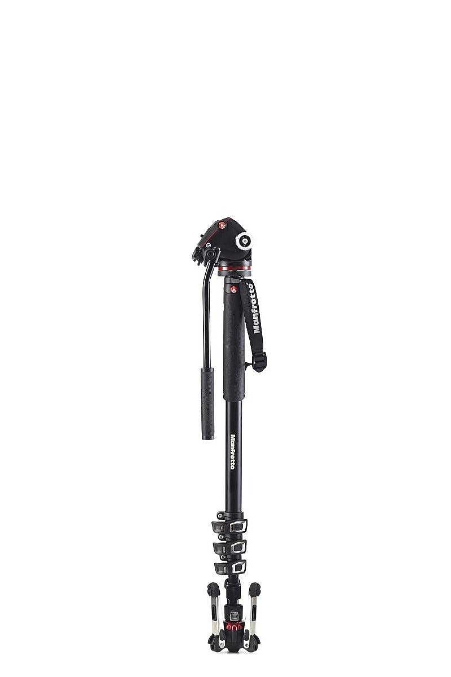 Manfrotto Monopods | Manfrotto Mvmxproa42W 4 Section - Xpro Video Monopod - Fluid Head & Fluidtech Base